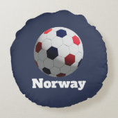 ノルウェー サッカー ラウンドクッション (裏面)