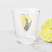 ノルウェー，サンデフィヨルドの紋章 ショットグラス (裏面)