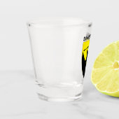 ノルウェー，サンデフィヨルドの紋章 ショットグラス (左)