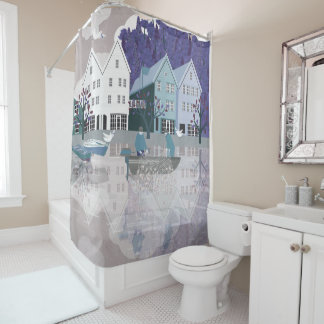 ノルウェー シャワーカーテン