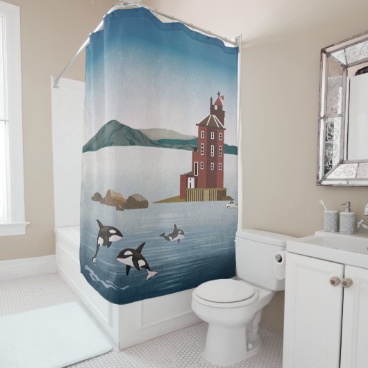 ノルウェー シャワーカーテン (インサイチュ)