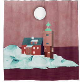 ノルウェー シャワーカーテン