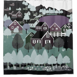 ノルウェー シャワーカーテン