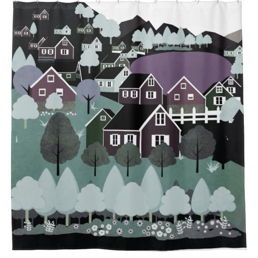 ノルウェー シャワーカーテン (正面)