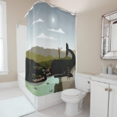 ノルウェー シャワーカーテン (インサイチュ)