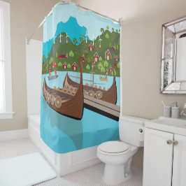 ノルウェー シャワーカーテン