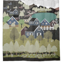 ノルウェー シャワーカーテン