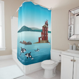 ノルウェー シャワーカーテン