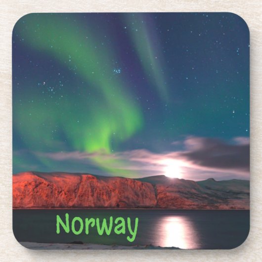 ノルウェー スカンジナビア オーロラ 赤い崖 コースター (正面)