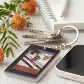 ノルウェー-スキーの家 キーホルダー (正面右)