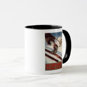 ノルウェー – スキーの家 マグカップ (正面右)