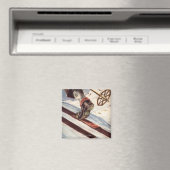 ノルウェー – スキーの家 マグネット (インサイチュ (食洗機))