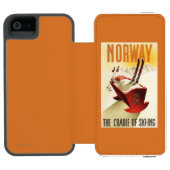 ノルウェー-スキーの揺りかご INCIPIO iPhoneウォレットケース (フォリオオープン)