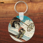 ノルウェー～スキーの本拠地 キーホルダー (正面)