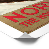 ノルウェー~スキーの本拠地 ポスター (角)