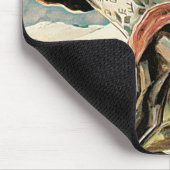 ノルウェー～スキーの本拠地 マウスパッド (コーナー)