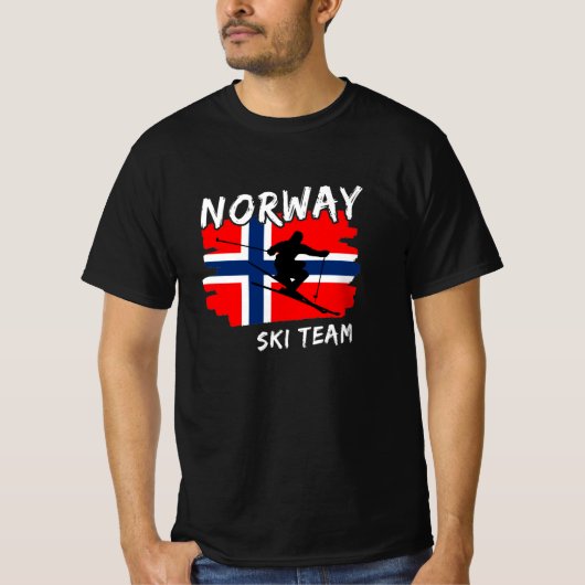 ノルウェー スキー Tシャツ (正面)