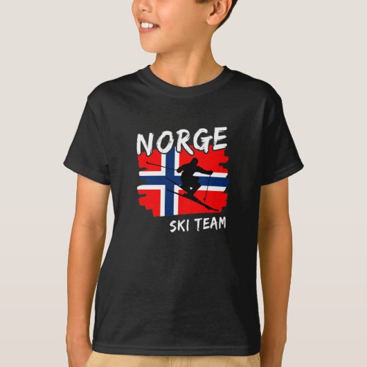 ノルウェー スキー Tシャツ (正面)