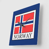 ノルウェー スクエア壁時計 (傾斜)