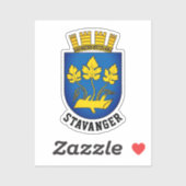 ノルウェー、スタバンガーの紋章 シール (シート)