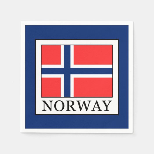 ノルウェー スタンダードカクテルナプキン (正面)
