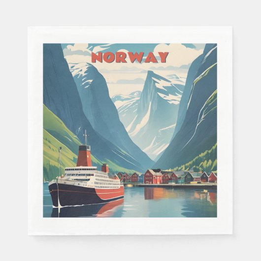 ノルウェー スタンダードランチョンナプキン (正面)