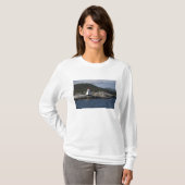 ノルウェー、スタヴァンゲル。リュセフィヨルドの風景 Tシャツ (正面フル)