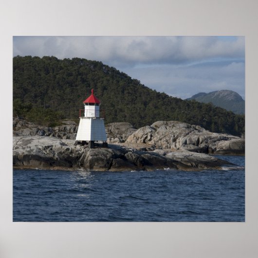 ノルウェー、スタヴァンゲル。Lysefjord沿いのビュー。 ポスター (正面)