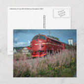 ノルウェー。ストレンバネン150オル。ジュブリウムストグ。 ポストカード (正面/裏面)