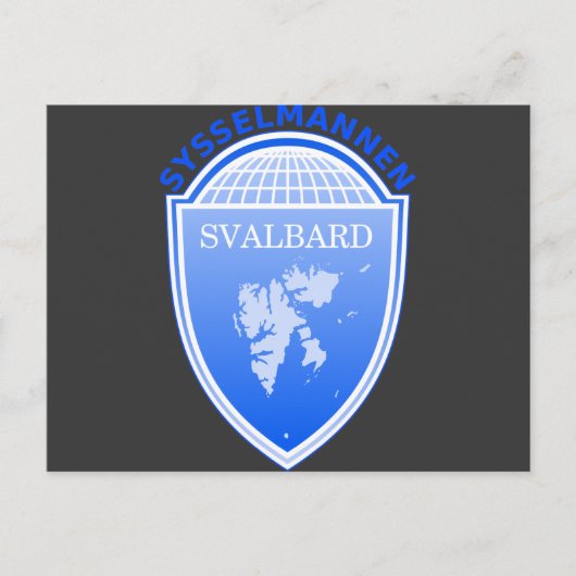 ノルウェー・スバルバード州知事 ポストカード (正面)