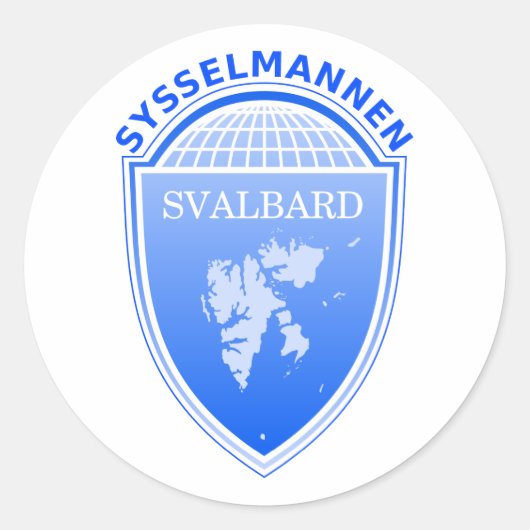 ノルウェー・スバルバード州知事 ラウンドシール (正面)