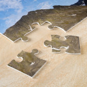 ノルウェー、スバルバード、急な崖の上の雲 ジグソーパズル (側面)