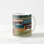 ノルウェー、スバルバード、Ny-Alesund コーヒーマグカップ (正面右)
