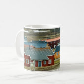 ノルウェー、スバルバード、Ny-Alesund コーヒーマグカップ (正面左)