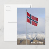 ノルウェー、スバールバル諸島 ポストカード (正面/裏面)
