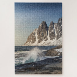 ノルウェー セニャ島の風景写真 ジグソーパズル