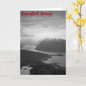 ノルウェー，ソグネフィヨルド カード (黄色い花)