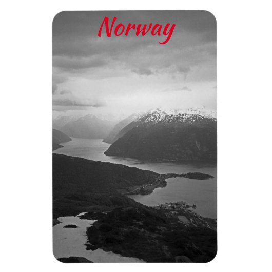 ノルウェー，ソグネフィヨルド マグネット (縦)