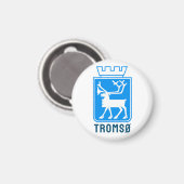 ノルウェー，トロムソの紋章 マグネット (正面/裏面)