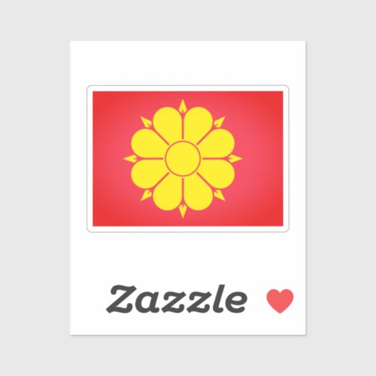 ノルウェー・トロンハイム国旗 シール (シート)