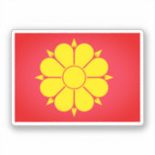 ノルウェー・トロンハイム国旗 シール (正面)