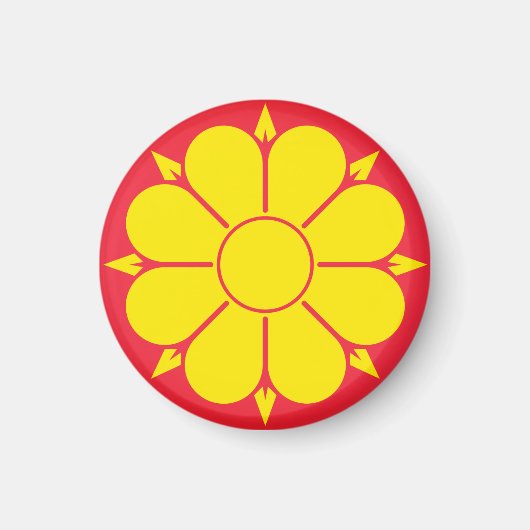 ノルウェー・トロンハイム国旗 マグネット (正面)