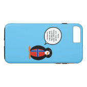 ノルウェー　トーキング　ペンギン　パーソナライズド Case-Mate iPhoneケース (裏面(横))
