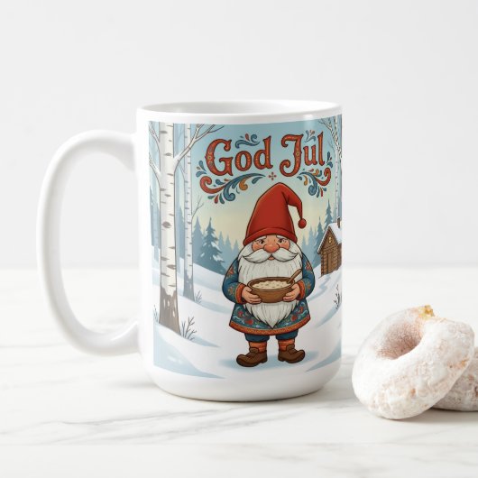 ノルウェー ニッセ メリークリスマス クリスマス コーヒーマグ コーヒーマグカップ (ドーナツ)