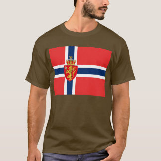 ノルウェー、ノルウェー国旗、紋章/オーディー Tシャツ