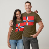 ノルウェー、ノルウェー国旗、紋章/オーディー Tシャツ (ユニセックス)