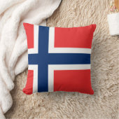 ノルウェー（ノルウェー）フラグ クッション (ブランケット)