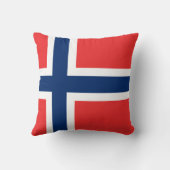 ノルウェー（ノルウェー）フラグ クッション (裏面)