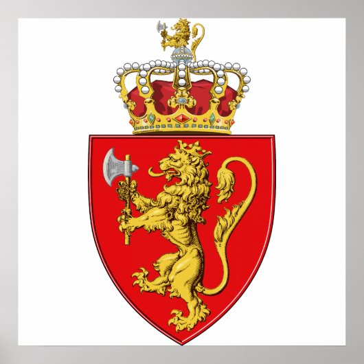 ノルウェー、ノルウェー ポスター (正面)