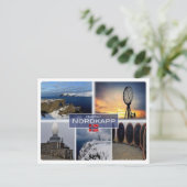 ノルウェー – ノルドカップ – ノースケープ –  ポストカード (スタンド正面)